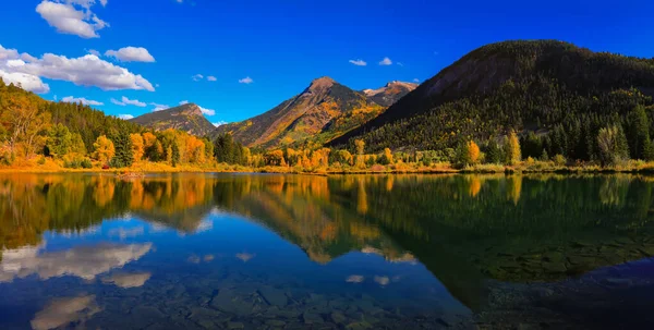 Vista Panorámica Del Lago Beaver Cerca Marble Colorado — Foto de Stock