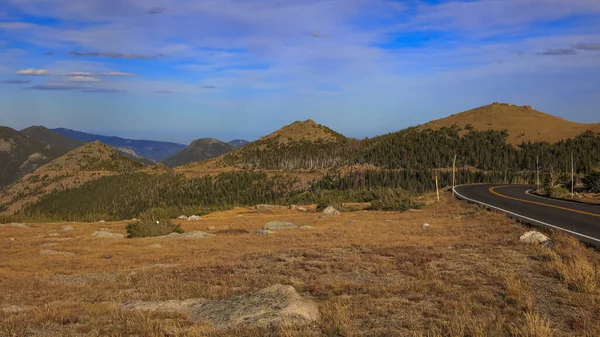 Scenic Landscape Trailridge Highway Rocky Mountain National Park Colorado — Stock Photo, Image