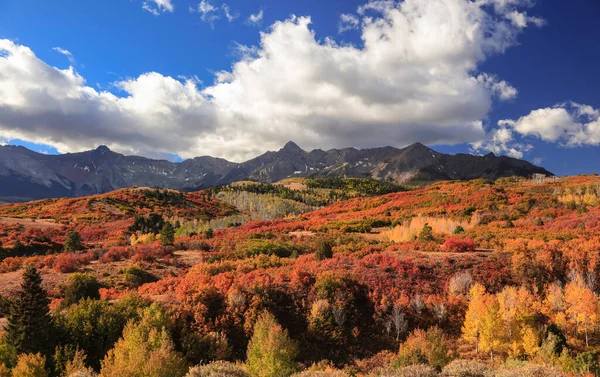Scenic Dallas Divide Landscape Ridge Way Colorado San Juan Mountains — Stock Photo, Image