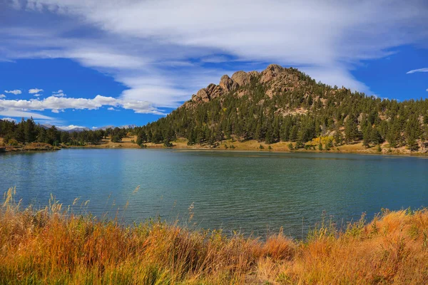 Edge Time Rock Lily Lake Colorado Usa — Stock Photo, Image