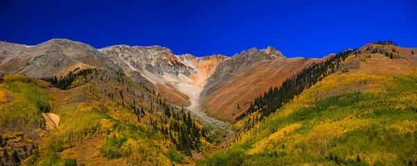 Zilveren Berg Bij Ophir Stad Colorado — Stockfoto