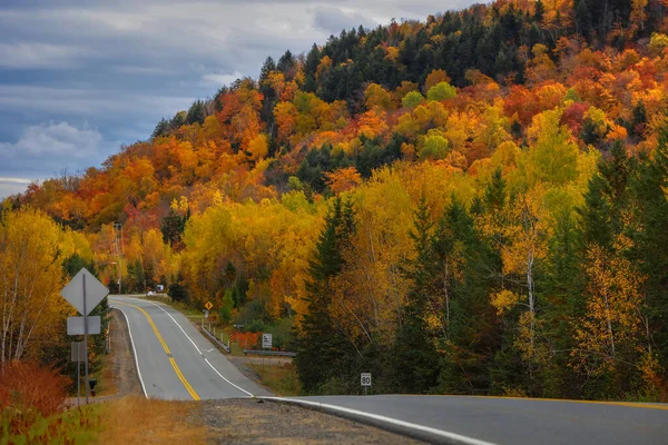 캐나다 퀘벡주에 155 고속도로 — 스톡 사진