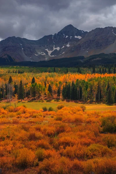 Tiempo Tormentoso Las Montañas San Juan Otoño — Foto de Stock