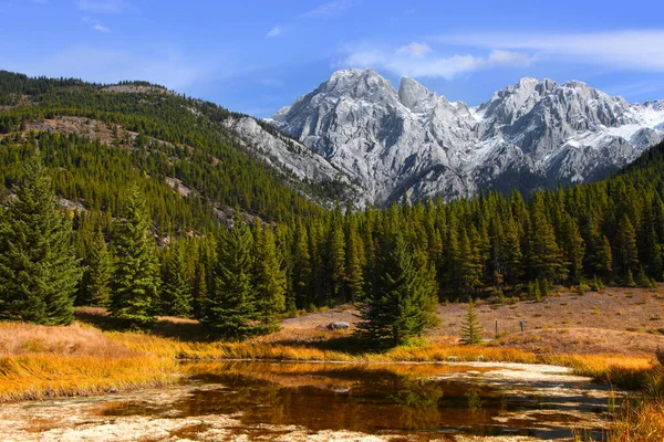 Montagnes Rocheuses Canadiennes Automne — Photo