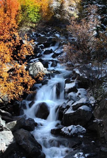 Kaskádová Voda Padá Venkově Colorado — Stock fotografie