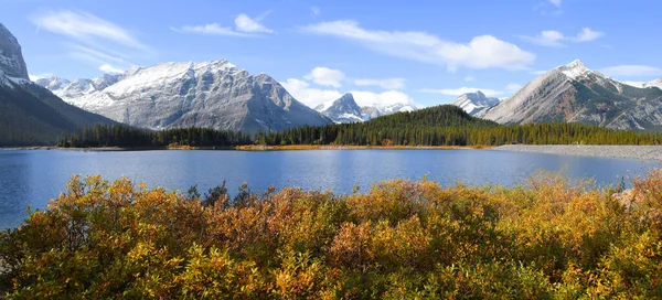 Paisaje Panorámico Cerca Del Lago Lower Kananskis Alberta —  Fotos de Stock