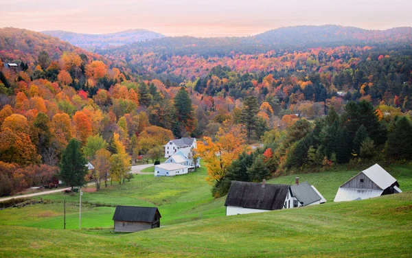 Paisagem Cênica Perto Corinth Vermont — Fotografia de Stock