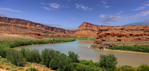 Paesaggio Paesaggistico Del Fiume Colorado Nello Utah — Foto Stock