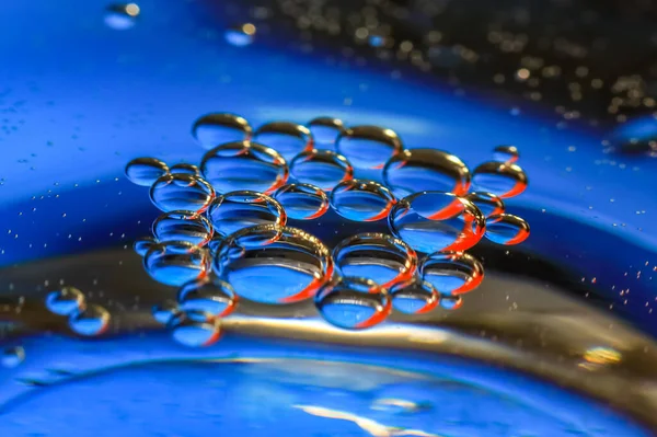 Extreme Close Shot Colorful Soap Bubbles — Stock Photo, Image