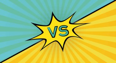 Retro ışınları çizgi romanı. Sarı gradyan yarım ton arka plan. Pop sanat tarzı. vektör .