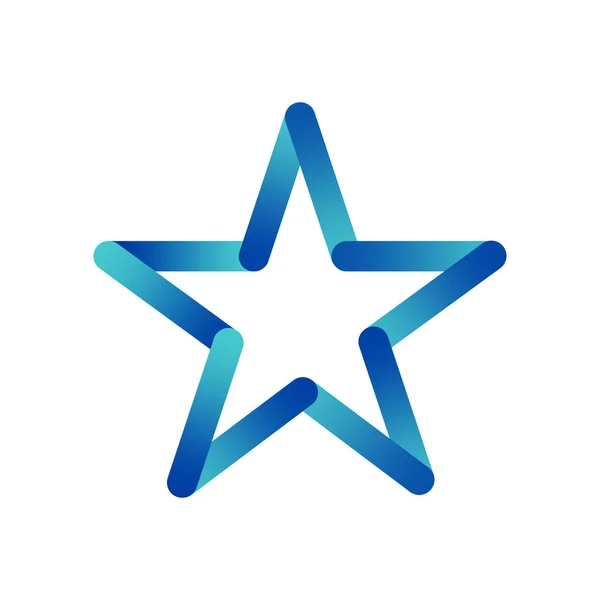 Gwiazda Logo Szablon wektor ikona ilustracja projekt — Wektor stockowy