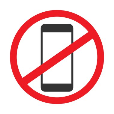 Akıllı telefon simgesi tasarım vektör şablonu. Telefon simgesi.