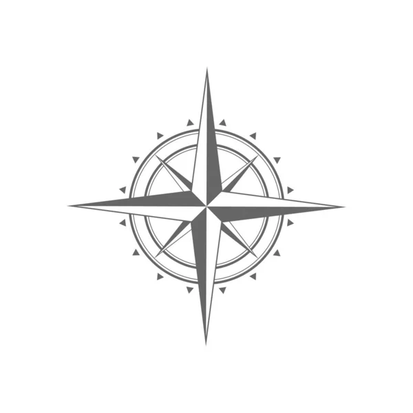 Compass icon isolated on a white background. Travel symbol — 스톡 벡터