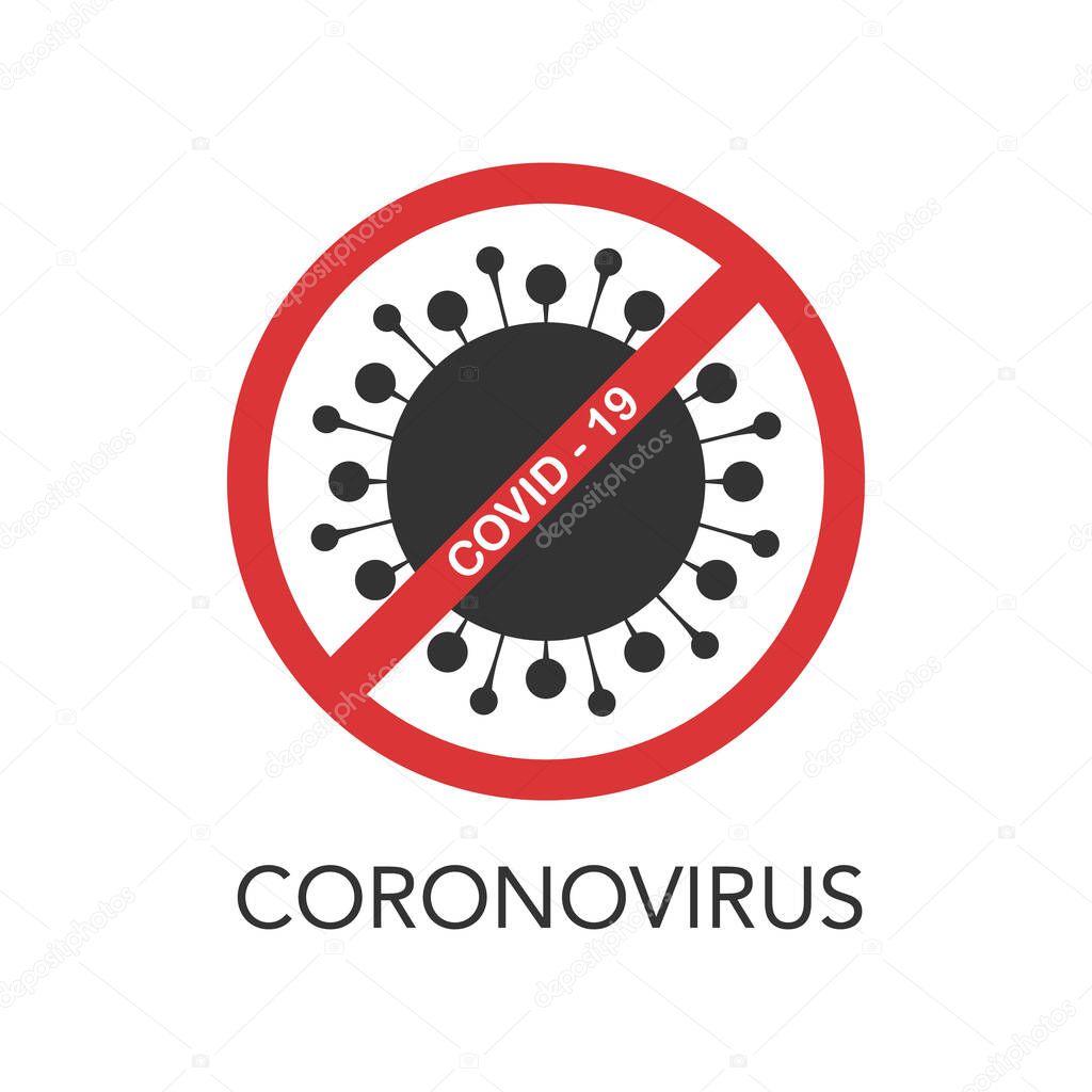 Illustrations concept coronavirus COVID-19. virus wuhan from china. Vector illustrate