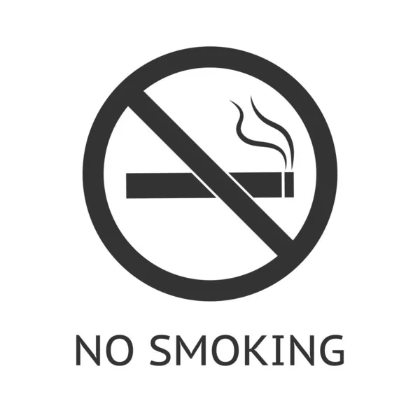 Nincs Dohányzás Ikon Illusztráció Elszigetelt Vektor Jel Szimbólum — Stock Vector