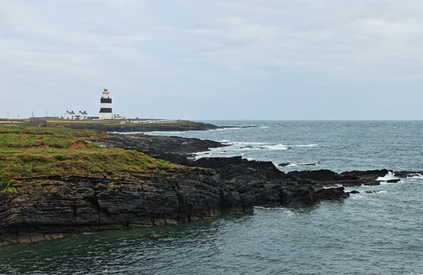 Hook Lighthouse at Hook Head, County Wexford, Irlanda — Fotografia de Stock
