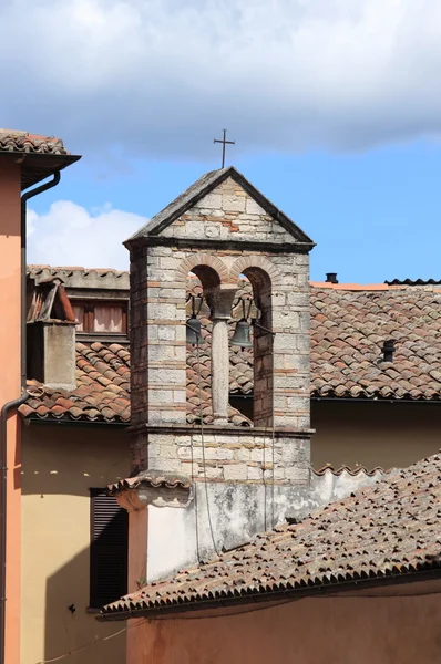 Antiga torre sineira na Toscana — Fotografia de Stock