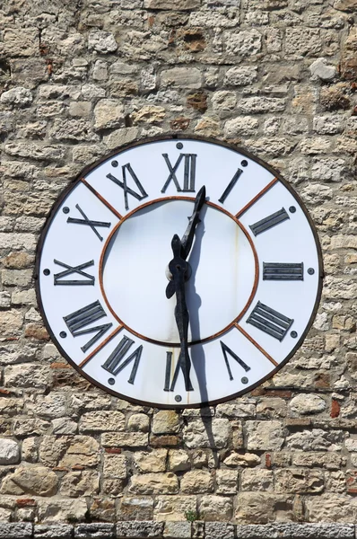 L'orologio della Torre dell'Orologio di Todi — Foto Stock