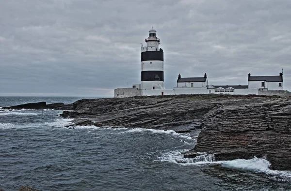 Hook Lighthouse Hook Head County Wexford Ierland Hdr — Stockfoto