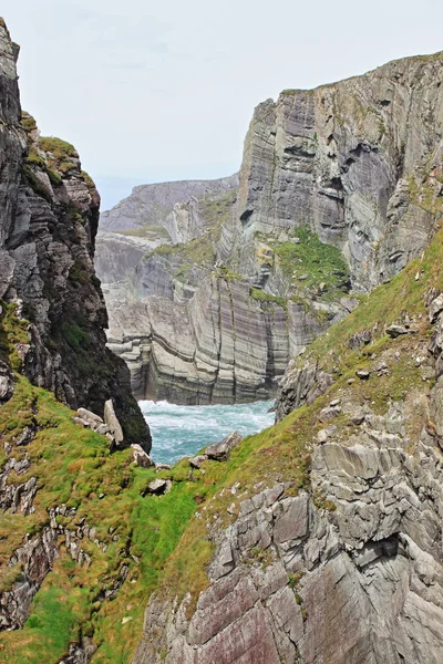Mizen Голова Скелі Атлантичному Узбережжі Графстві Корк Ірландія Hdr — стокове фото