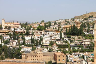 Granada Alhambra gelen Panoraması