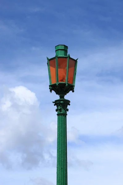 Oude straat lamp in het veld van Mars — Stockfoto