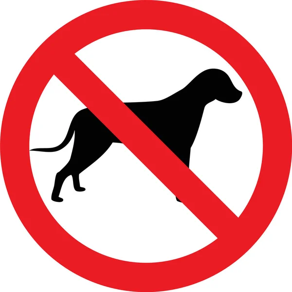Geen honden teken — Stockfoto