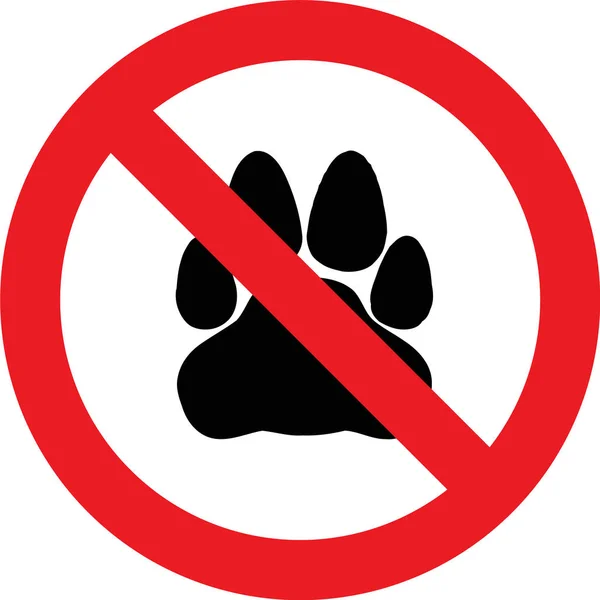 Geen huisdieren teken — Stockfoto