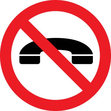 No phones sign clipart