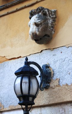 Venedik, İtalya Rönesans sokak lambası