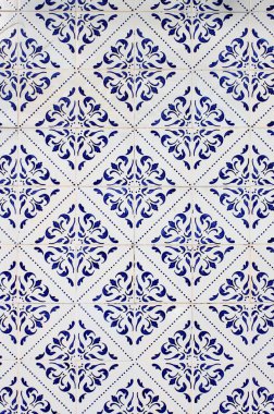 eski geleneksel Portekiz azulejos