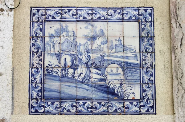 Vieux Azulejos traditionnels — Photo