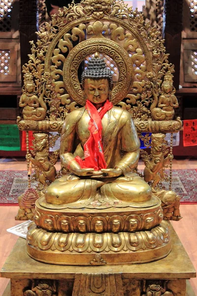 ध्यान बौद्ध पुतळा — स्टॉक फोटो, इमेज