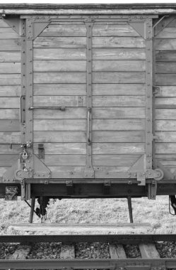 auschwitz Birkenau'da sürgün vagon