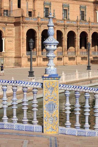Plaza Espana Platz Von Spanien Sevilla Spanien — Stockfoto