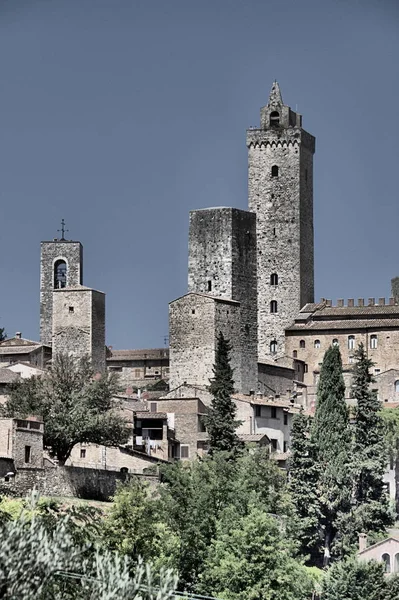 托斯卡纳的San Gimignano — 图库照片