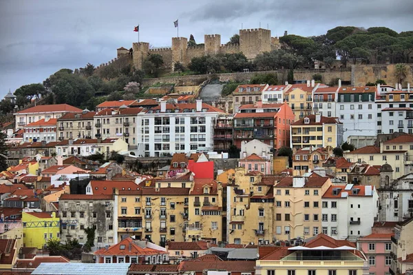 Panoramisch uitzicht over Lissabon — Stockfoto