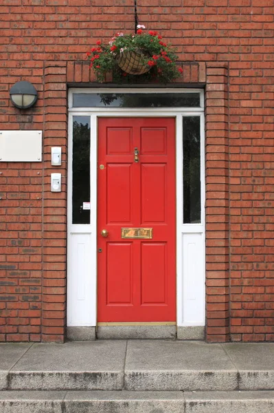 Porta georgiana em Dublin — Fotografia de Stock