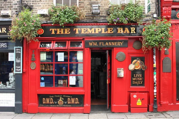 Bar świątynny w Dublinie — Zdjęcie stockowe