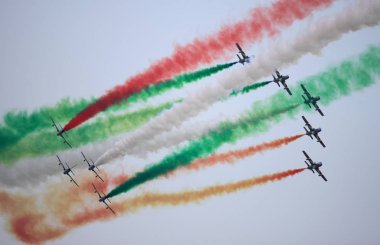 İtalyan akrobatik takım Frecce Tricolori