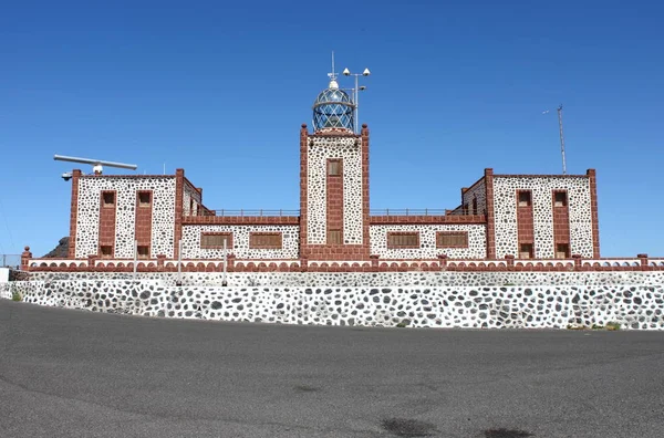 Entallada Lighthouse near Las Playitas in Fuerteventura Island — Stock Photo, Image