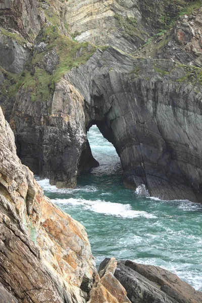 米森头岩形成 爱尔兰科克县 — 图库照片