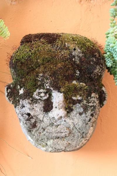 Oude Etruskische hoofd — Stockfoto