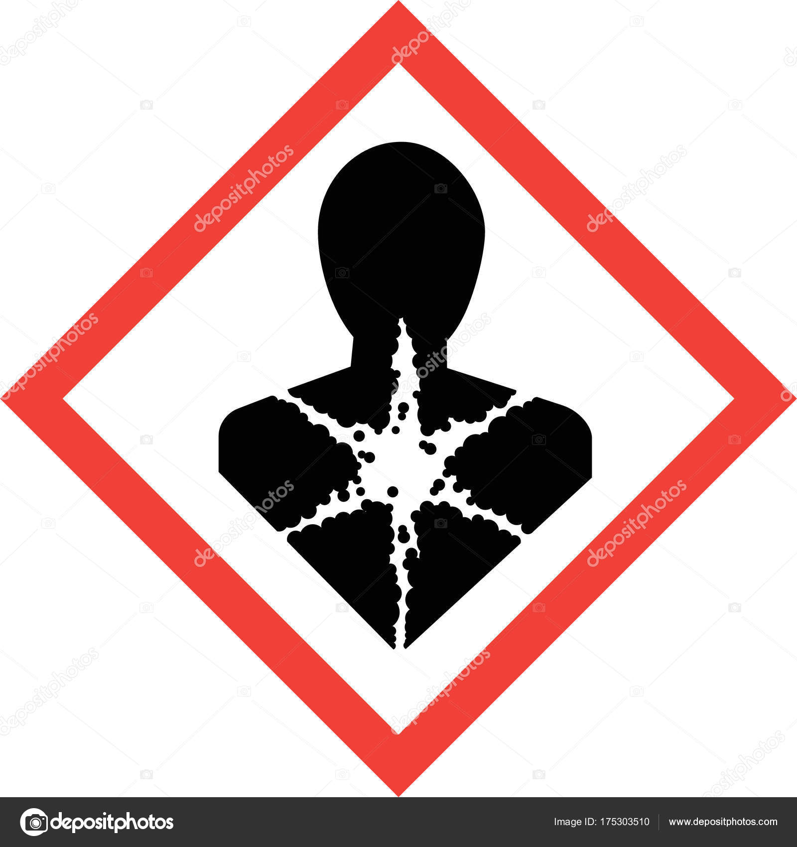 Hazard sign with carcinogenic substances Stock Photo by ©alessandro0770  175303510