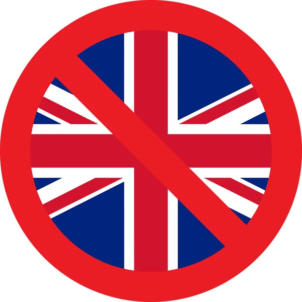 Κανένα σημάδι του Ηνωμένου Βασιλείου — Φωτογραφία Αρχείου