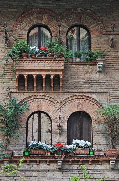 Edifício medieval em Perugia — Fotografia de Stock