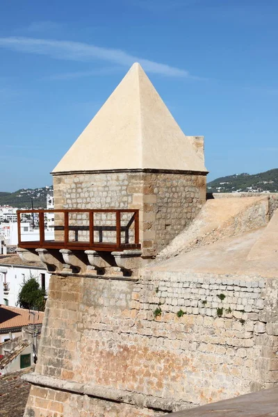 Medieval bastion in Ibiza — Stock Photo, Image