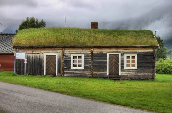 Casa de hierba noruega — Foto de Stock