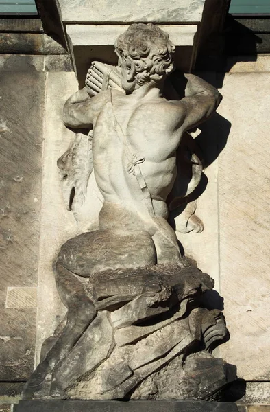Μαρμάρινο άγαλμα Κένταυρος — Φωτογραφία Αρχείου
