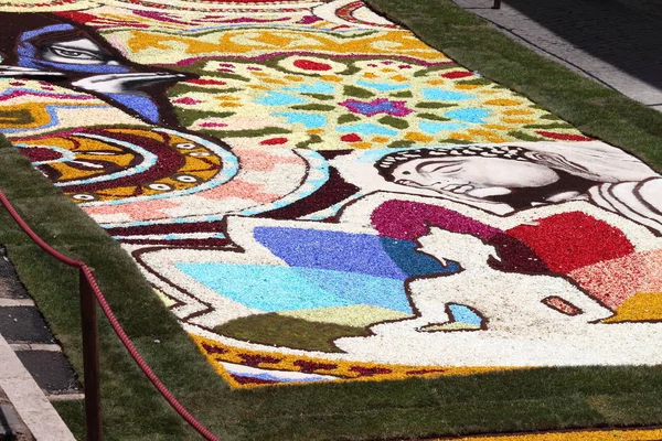 Infiorata av genzano — Stockfoto